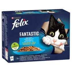 Felix Fantastic Fish Tastes in Jelly 12x85g