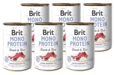 Brit Mono Protein with Lamb & Rice 6x400g