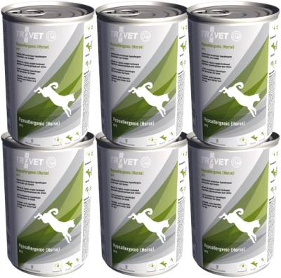 TROVET HPD Hypoallergene Pferdedose 6x400g