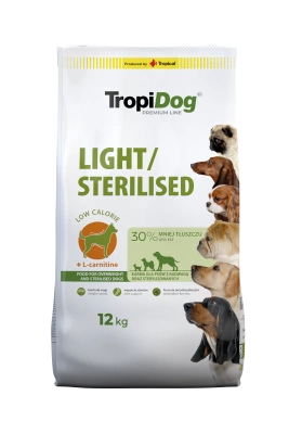 Tropidog Premium Light Sterilisiertes Huhn mit Reis 12kg