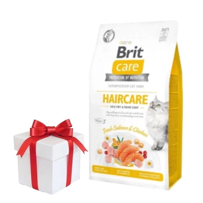 BRIT Care Cat Getreidefreie Haarpflege 7kg + Überraschung für die Katze GRATIS!