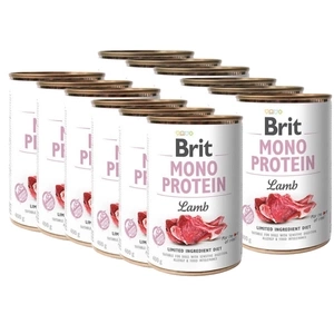 Brit Mono Protein Lamm 12X400g -2% RABATT AUF DAS SET