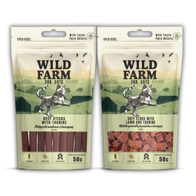 WILD FARM Katzenleckerlis 2x50g