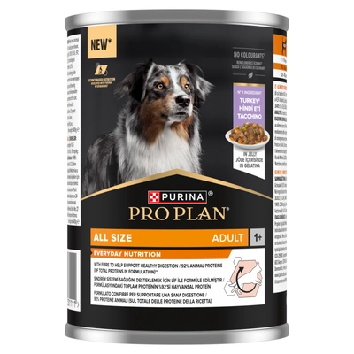 PRO PLAN Everyday Nutrition Adult Hundefutter, reich an Truthahn in Gelee, 400 g