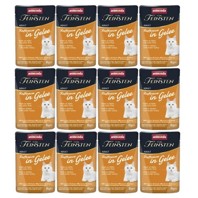 ANIMONDA Vom Feinsten Raffinesse Huhn und Truthahn in Gelee 12x85g