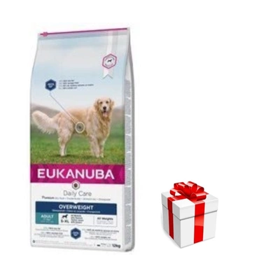 Eukanuba Daily Care Overweight Adult Dog 12kg + Überraschung für den Hund