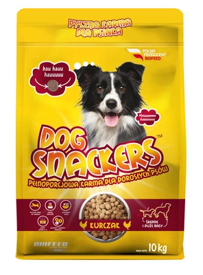 Hundefutter Dog Snackers mit Huhn (mittlere und große Rassen) 10 kg