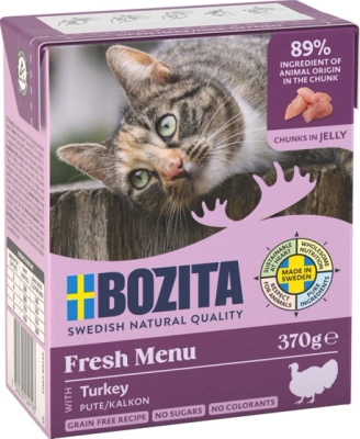 BOZITA Cat Putenstückchen in Götterspeise 370g