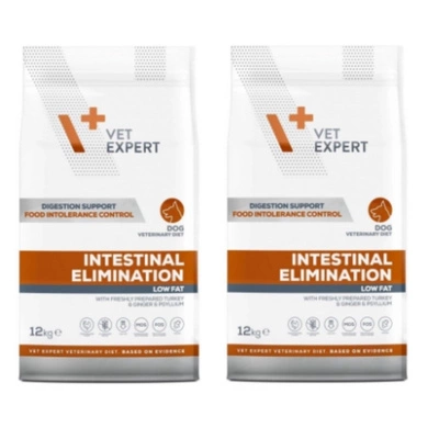 VETEXPERT Veterinary Diet Dog Intestinal Elimination 2x12kg