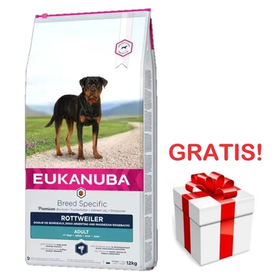 Eukanuba Adult Rottweiler 12kg + Überraschung für den Hund