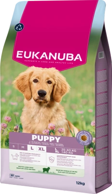 EUKANUBA Puppy Junior Lamm & Reis für große Rassen, 12 kg