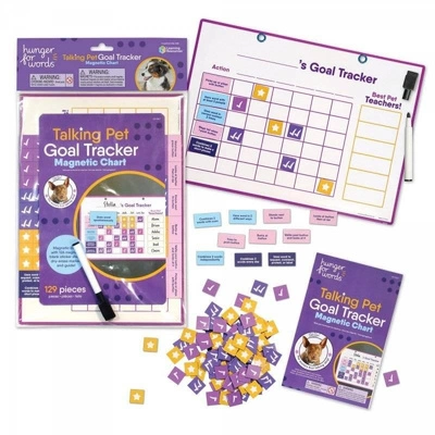Hunger nach Worten TALKING PET Goal Tracker Tafel zur Verfolgung der Fortschritte
