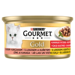 Purina Gourmet Gold Lachs/Huhn in Sauce 85g