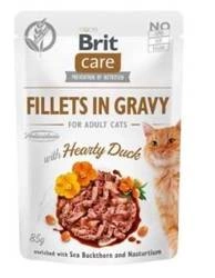 Brit Care Cat Pouches Filets in Soße mit herzhafter Ente 85g