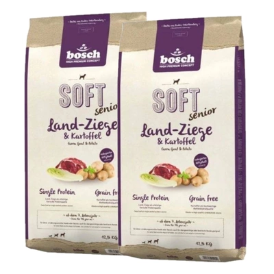 BOSCH Soft Senior Ziege & Kartoffel 2x12,5kg - 3% Rabatt auf ein Paket