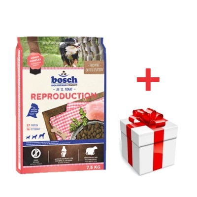 BOSCH Reproduction 7,5kg + eine Überraschung für Ihren Hund GRATIS!