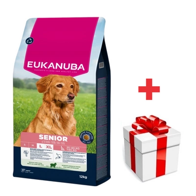 EUKANUBA Mature&Senior Large Lamm & Reis 12 kg + Überraschung für den Hund