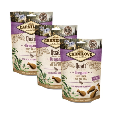 Carnilove Semi-Moist Snack, weicher Snack mit Oregano 3x200 g