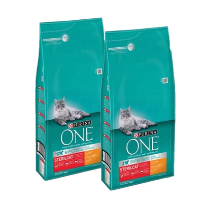 Purina One Cat Sterilcat Hühnerfutter 2x6kg