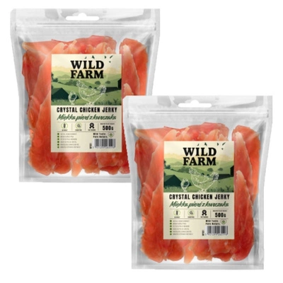 WILD FARM Weiche Hühnerbrust 2x500g Hundeleckerli