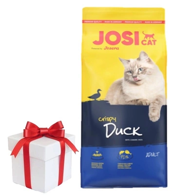 JosiCat Josera Crispy Duck 10kg + Überraschung für die Katze GRATIS!
