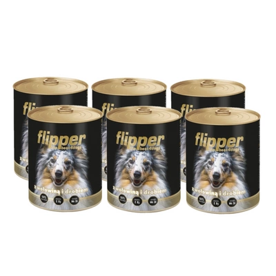 Dolina Noteci Flipper mit Rindfleisch und Geflügel 6x400g