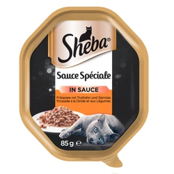 Sheba Sauce Speciale mit Putenfleisch und Gemüse 85g