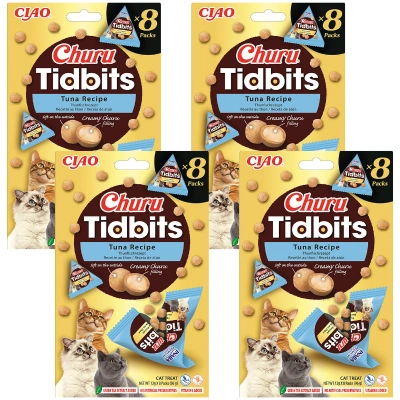INABA Katzen-Churu-Häppchen – Thunfisch 4x(8x12g)