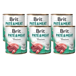 Brit Pate&Meat Wildfleisch für Erwachsene 6x800g