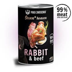 Paka Zwierzaka Seventh Heaven Kaninchen & Rindfleisch 400g