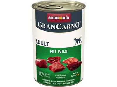 ANIMONDA GranCarno Adult Dog Geschmack: Wild 400g