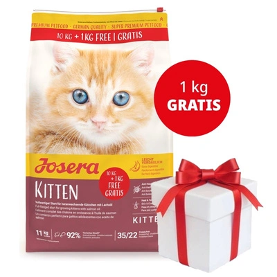 JOSERA Kitten 10+1kg + Überraschung für die Katze GRATIS!!