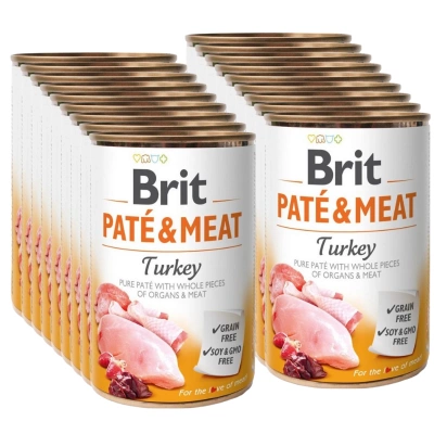 Brit Pate & Meat mit Pute 18x400g