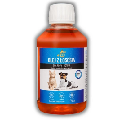 Lab-V 100% Lachsöl für Hunde und Katzen jeden Alters 250 ml kaltgepresst