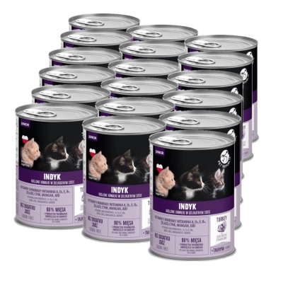 PetRepublic Brocken in Soße mit Truthahn 18x400g für Katzen