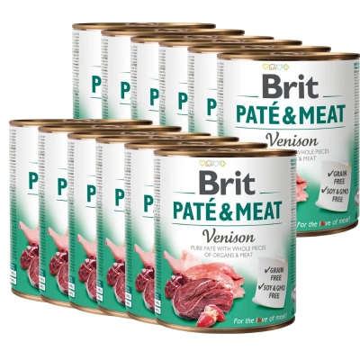 Brit Pate&Meat Wildfleisch für Erwachsene 12x800g