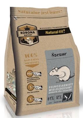 KORONA NATURY Natural-Vit Rattenfutter 750g