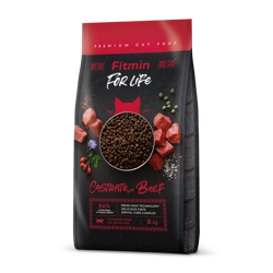 FITMIN Cat For Life Kastrat Rindfleisch 8kg