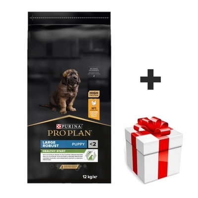 PRO PLAN Healthy Start Large Robust Welpenfutter, reich an Huhn, 12 kg + Überraschung für den Hund
