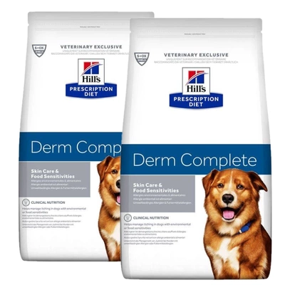 Hill's PD Prescription Diet Canine Derm Complete 2x12kg