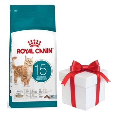 ROYAL CANIN Ageing 15+ 2kg Trockenfutter für ausgewachsene Katzen über 15 Jahre + Überraschung für die Katze GRATIS!