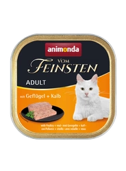 Animonda Vom Feinsten Adult Cat Poultry and Veal 100g