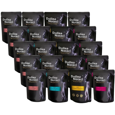 Dolina Noteci Premium Filet Geschmacksmischung für Katzen 40x85g