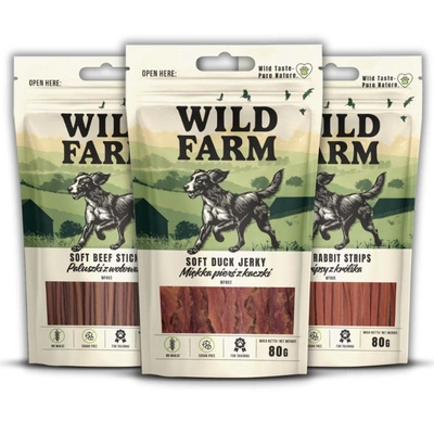 WILD FARM Hundeleckerlis 3x80g