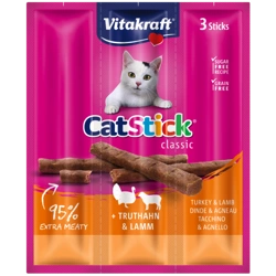 Vitakraft Cat Stick Mini Kabanosy Pute mit Lamm 3x18g