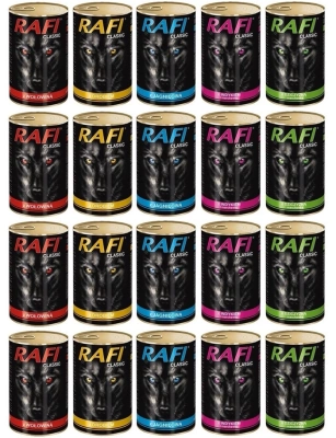 Rafi Classic MIX DER GESCHMACKSRICHTUNGEN in Soße 20x1240g