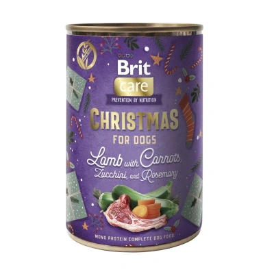 BRIT MONO PROTEIN Weihnachtslamm mit Karotten - Lamm und Karotten 400 g