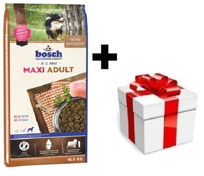 BOSCH Adult Maxi Geflügel 15 kg + Überraschung für den Hund