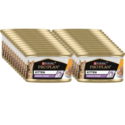 PRO PLAN Kitten Mousse mit Huhn Nassfutter für Kätzchen 24x85 g