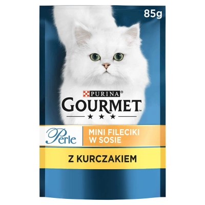 Purina Gourmet Perle Katzenfutter Minifilets in Sauce mit Huhn 85 g